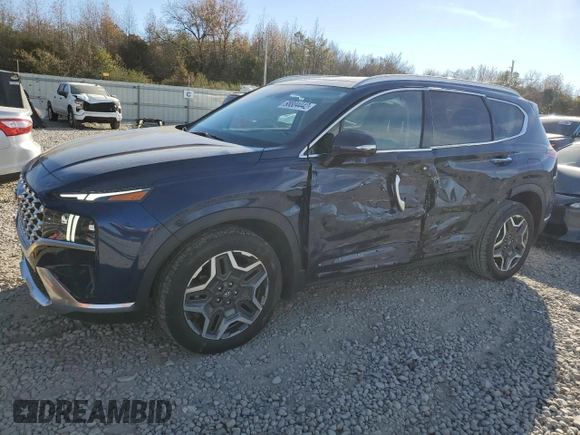 2021 Hyundai Santa Fe Limited with VIN 5NMS44AL9MH333333, listed as a Copart auction lot 68804442 with 11,843 mi miles. Bid and sale history available at carsss.com. Image 1.