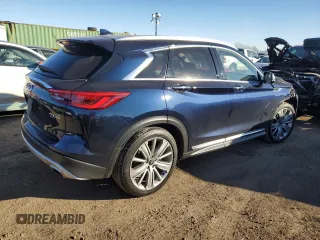2021 Infiniti QX50 Essential z VIN 3PCAJ5CB7MF100390, wystawiony jako Copart lot #87265874 z przebiegiem 35 830 mil mil oraz Szkoda całkowita • Salvage title. Historia ofert i sprzedaży dostępna na DreamBid. Obrazek 3.