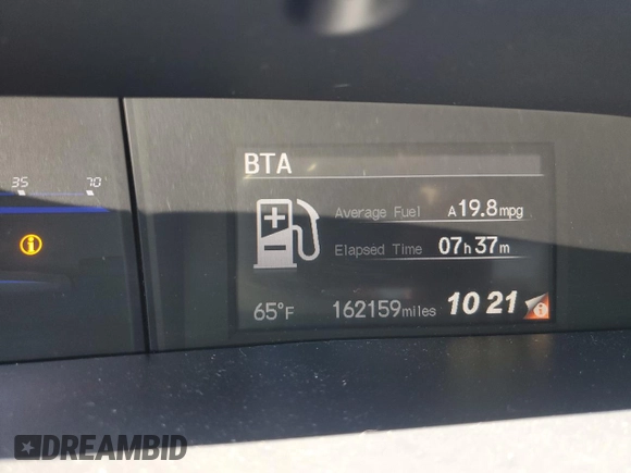 2012 Honda Civic EX with VIN 19XFB2F84CE102698, listed as a Copart auction lot 61742724 with 162,159 mi miles and Salvage Title. Bid and sale history available at DreamBid. Image 9.