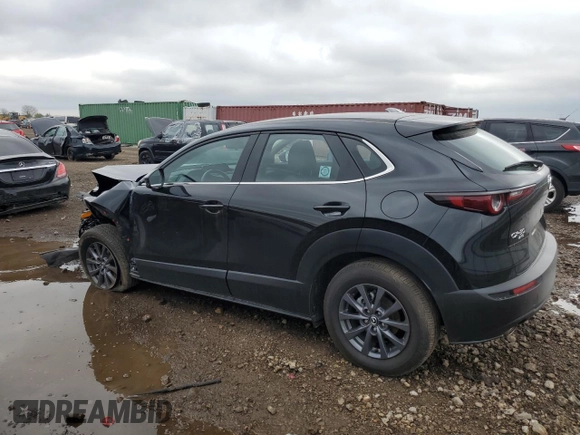 2024 Mazda CX-30 S with VIN 3MVDMBAM3RM610096, listed as a Copart auction lot 55055135 with 15,207 mi miles and Salvage title. Bid and sale history available at DreamBid. Image 2.