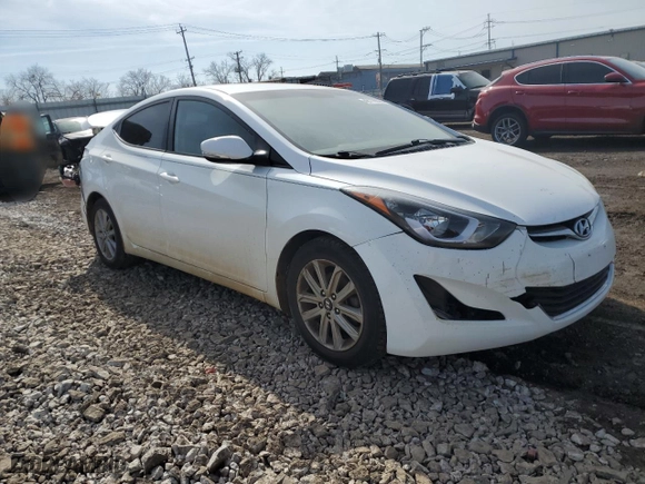 2015 Hyundai Elantra SE with VIN 5NPDH4AE1FH644209, listed as a Copart auction lot 48776605 with 115,247 mi miles and Salvage Title. Bid and sale history available at carsss.com. Image 4.