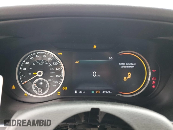 2023 Genesis G70 2.0T with VIN KMTG34TA2PU123742, listed as a Copart auction lot 58624065 with 41,929 mi miles and Salvage title. Bid and sale history available at DreamBid. Image 9.