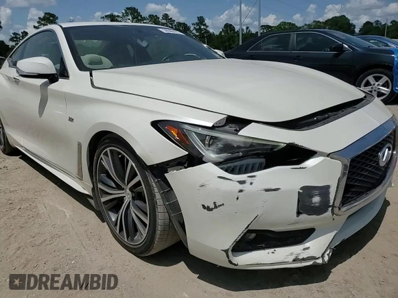 2017 Infiniti Q60 Premium with VIN JN1EV7EK2HM360596, listed as a Copart auction lot 59596425 with 97,099 mi miles and Salvage title. Bid and sale history available at DreamBid. Image 13.