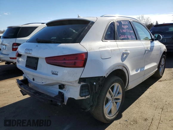 2018 Audi Q3 Premium with VIN WA1ECCFS4JR014661, listed as a Copart auction lot 40163163 with 93,587 mi miles. Bid and sale history available at carsss.com. Image 3.