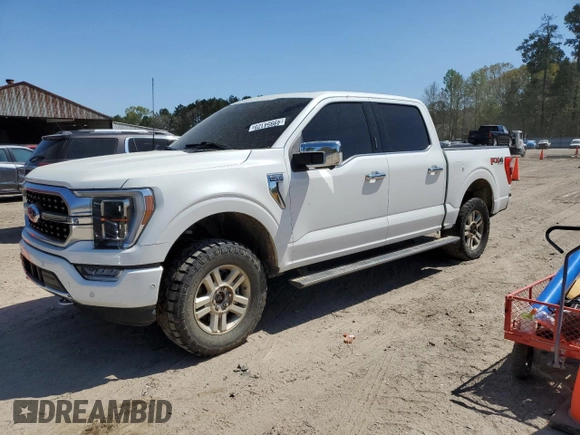 2022 Ford F-150 XL with VIN 1FTFW1E8XNFA60918, listed as a Copart auction lot 49954125 with 84,079 mi miles and Salvage Title. Bid and sale history available at DreamBid. Image 1.