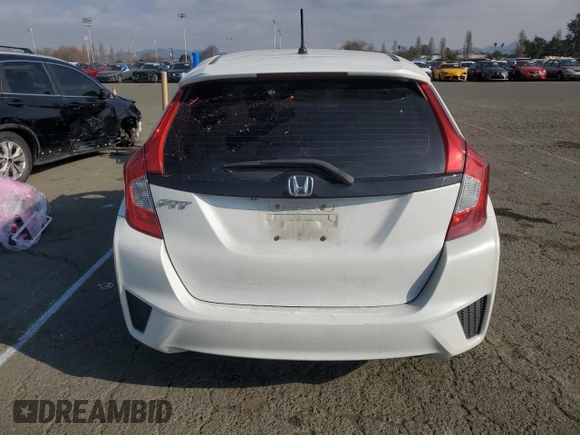 2016 Honda Fit LX with VIN JHMGK5H51GX008405, listed as a Copart auction lot 89374675 with Not Provided miles and Salvage Title. Bid and sale history available at DreamBid. Image 6.
