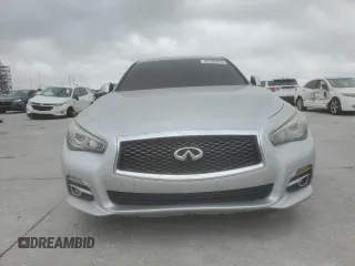 2015 Infiniti Q50 with VIN JN1BV7AP6FM342670, listed as a Copart auction lot 50789215 with 121,117 mi miles and Salvage Title. Bid and sale history available at DreamBid. Image 5.
