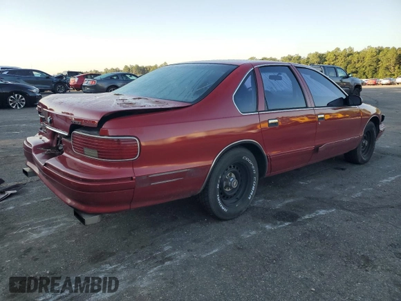 1995 Chevrolet Caprice z VIN 1G1BL52W6SR124943, wystawiony jako Copart lot #75550744 z przebiegiem Nie podano mil oraz Szkoda całkowita • Salvage title. Historia ofert i sprzedaży dostępna na DreamBid. Obrazek 3.