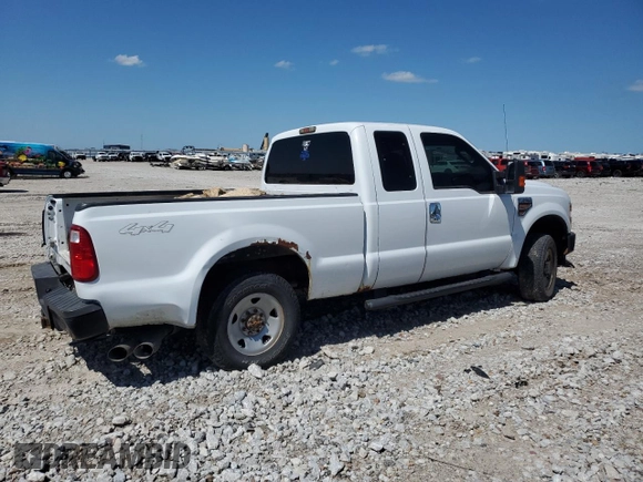 2010 Ford F-250 XL with VIN 1FTSX2BR0AEA53166, listed as a Copart auction lot 61913485 with Not provided miles and Salvage title. Bid and sale history available at DreamBid. Image 3.