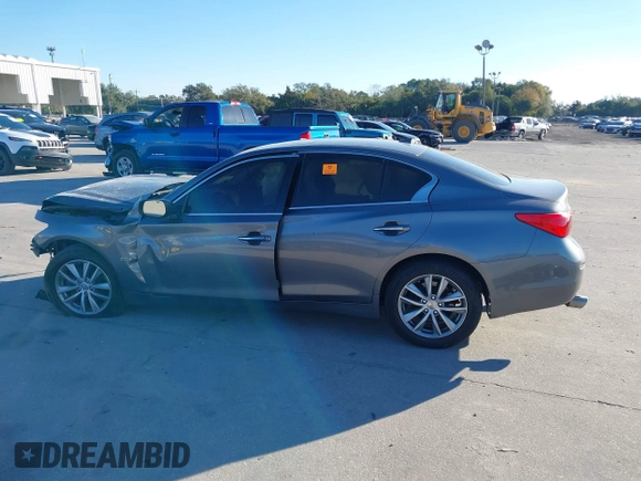 2017 Infiniti Q50 2.0t Premium with VIN JN1CV7AR4HM680223, listed as a IAAI auction lot 41293719 with 78,823 mi miles. Bid and sale history available at carsss.com. Image 15.