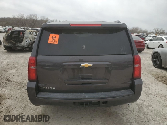2017 Chevrolet Tahoe LS with VIN 1GNSCAKC3HR324636, listed as a Copart auction lot 49452335 with Not provided miles and Salvage title. Bid and sale history available at DreamBid. Image 6.
