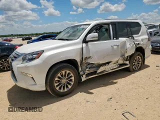 2019 Lexus GX 460 Luxury with VIN JTJJM7FX5K5225443, listed as a Copart auction lot 62064185 with 47,943 mi miles and Salvage title. Bid and sale history available at DreamBid. Image 1.