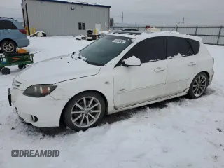 2004 Mazda 3 s with VIN JM1BK143941189261, listed as a Copart auction lot 43035695 with 140,686 mi miles and Salvage Title. Bid and sale history available at carsss.com. Image 1.