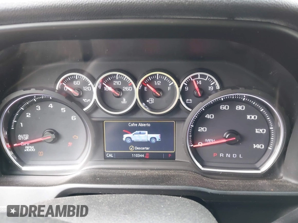 2020 Chevrolet Silverado 1500 LT with VIN 3GCPWCED8LG277375, listed as a IAAI auction lot 41860662 with 110,344 mi miles. Bid and sale history available at carsss.com. Image 7.