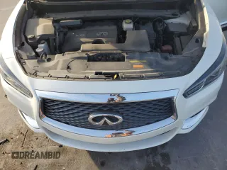 2017 Infiniti QX60 with VIN 5N1DL0MM0HC558412, listed as a Copart auction lot 42632265 with 84,319 mi miles and Salvage Title. Bid and sale history available at DreamBid. Image 13.