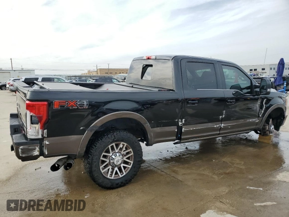 2017 Ford Super Duty F-250 SRW Lariat with VIN 1FT7W2BTXHEC19787, listed as a Copart auction lot 44925605 with 143,552 mi miles and Salvage Title. Bid and sale history available at carsss.com. Image 3.