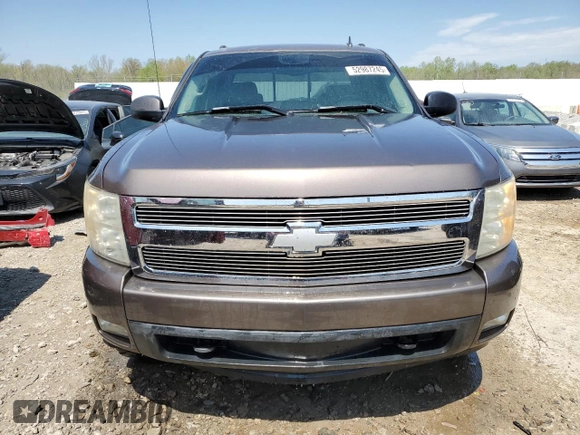 2007 Chevrolet Silverado 1500 LTZ with VIN 2GCEK13M171521361, listed as a Copart auction lot 52987245 with 220,392 mi miles and Salvage Title. Bid and sale history available at carsss.com. Image 5.