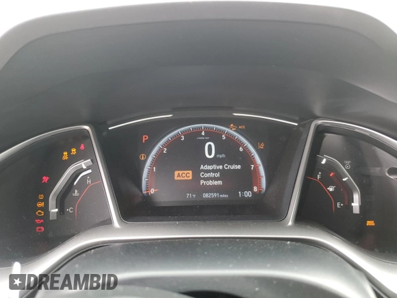 2020 Honda Civic Sedan Sport with VIN 2HGFC2F80LH578062, listed as a Copart auction lot 49667575 with 82,591 mi miles and Salvage Title. Bid and sale history available at carsss.com. Image 9.