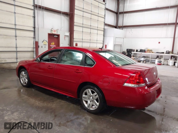 2013 Chevrolet Impala LT with VIN 2G1WG5E30D1258088, listed as a IAAI auction lot 42088699 with 145,416 mi miles and . Bid and sale history available at DreamBid. Image 3.