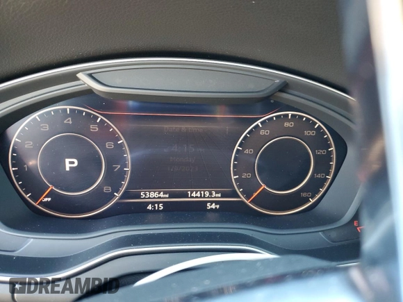 2018 Audi Q5 Premium Plus with VIN WA1BNAFY1J2035076, listed as a Copart auction lot 73202572 with 53,864 mi miles. Bid and sale history available at carsss.com. Image 9.
