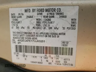 2007 Mercury Mountaineer z VIN 4M2EU47E17UJ03251, wystawiony jako Copart lot #65428424 z przebiegiem 193 619 mil mil oraz Szkoda całkowita • Salvage title. Historia ofert i sprzedaży dostępna na DreamBid. Obrazek 13.