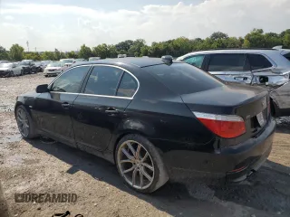 2010 BMW 5 Series 535i xDrive with VIN WBANV9C58AC138689, listed as a Copart auction lot 44629715 with 184,578 mi miles and Clean Title. Bid and sale history available at carsss.com. Image 2.
