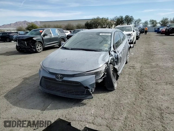 2023 Toyota Corolla LE with VIN JTDB4MEE8P3015055, listed as a Copart auction lot 50380345 with 20,548 mi miles and Salvage Title. Bid and sale history available at DreamBid. Image 10.