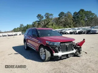 2022 Ford Explorer King Ranch z VIN 1FM5K8LC9NGB68945, wystawiony jako Copart lot #87059264 z przebiegiem 69 384 mil mil oraz Szkoda całkowita • Salvage title. Historia ofert i sprzedaży dostępna na DreamBid. Obrazek 12.