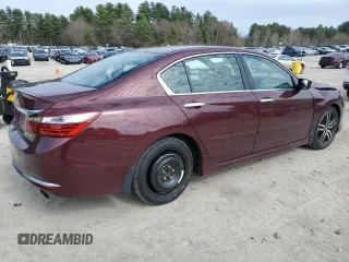 2017 Honda Accord Sedan Sport with VIN 1HGCR2F58HA000045, listed as a Copart auction lot 53127455 with 109,976 mi miles and Salvage Title. Bid and sale history available at carsss.com. Image 3.