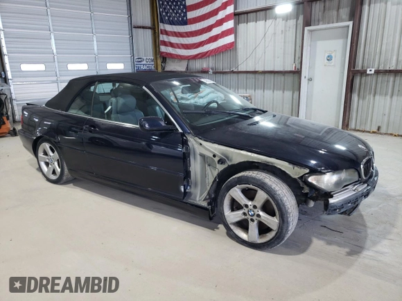 2006 BMW 3 Series 325Ci with VIN WBABW33426PX86047, listed as a Copart auction lot 48805405 with 86,241 mi miles and Salvage Title. Bid and sale history available at carsss.com. Image 4.