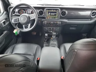 2021 Jeep Wrangler Unlimited Sahara Altitude with VIN 1C4HJXEGXMW671418, listed as a Copart auction lot 68116854 with 38,680 mi miles and Salvage title. Bid and sale history available at DreamBid. Image 8.