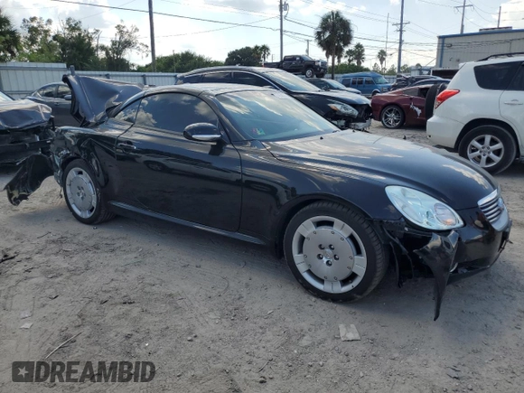 2002 Lexus SC 430 z VIN JTHFN48Y220003450, wystawiony jako Copart lot #72536324 z przebiegiem 114 009 mil mil oraz Nie do naprawy • Non repairable. Historia ofert i sprzedaży dostępna na DreamBid. Obrazek 4.