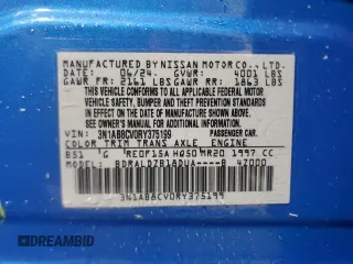 2024 Nissan Sentra SV with VIN 3N1AB8CV0RY375199, listed as a Copart auction lot 43747155 with 11,557 mi miles and Salvage Title. Bid and sale history available at DreamBid. Image 13.