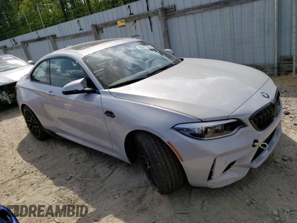2020 BMW M2 Competition with VIN WBS2U7C0XL7E72294, listed as a Copart auction lot 50471923 with 12,531 mi miles. Bid and sale history available at carsss.com. Image 4.