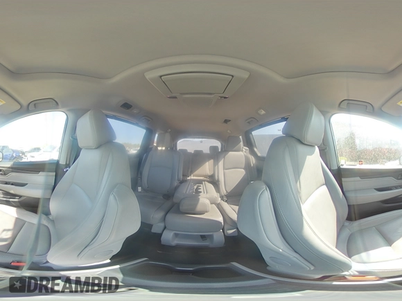 2019 Honda Odyssey EX-L with VIN 5FNRL6H77KB040597, listed as a Copart auction lot 53573445 with 110,024 mi miles and Salvage Title. Bid and sale history available at DreamBid. Image 16.