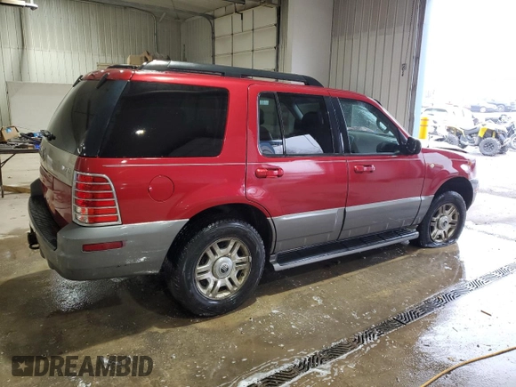2005 Mercury Mountaineer with VIN 4M2ZU86E45ZJ24301, listed as a Copart auction lot 83384374 with 259,426 mi miles and Salvage title. Bid and sale history available at DreamBid. Image 3.