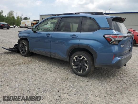 2025 Subaru Forester Limited with VIN JF2SLDRC1SH467485, listed as a Copart auction lot 63452015 with 38,681 mi miles and Salvage title. Bid and sale history available at DreamBid. Image 2.