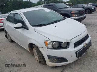 2015 Chevrolet Sonic LT with VIN 1G1JC5SH3F4186347, listed as a IAAI auction lot 42475497 with 120,505 mi miles and . Bid and sale history available at DreamBid. Image 1.