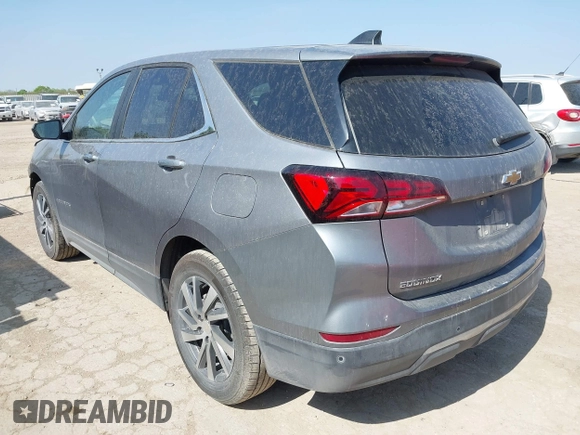 2023 Chevrolet Equinox LT with VIN 3GNAXKEG1PL235402, listed as a IAAI auction lot 41856773 with 22,710 mi miles and . Bid and sale history available at carsss.com. Image 3.