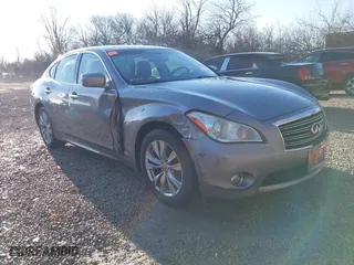 2012 Infiniti M37 with VIN JN1BY1AP2CM331956, listed as a IAAI auction lot 41898499 with 145,257 mi miles. Bid and sale history available at carsss.com. Image 1.