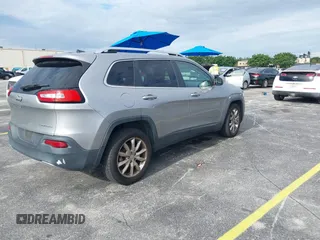 2016 Jeep Cherokee Limited with VIN 1C4PJLDB5GW164781, listed as a IAAI auction lot 42806344 with 137,283 mi miles and . Bid and sale history available at DreamBid. Image 4.