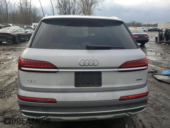 2021 Audi Q7 Premium z VIN WA1AJAF78MD014930, wystawiony jako Copart lot #45175585 z przebiegiem 52 921 mil mil oraz Szkoda całkowita • Salvage title. Historia ofert i sprzedaży dostępna na DreamBid. Obrazek 6.