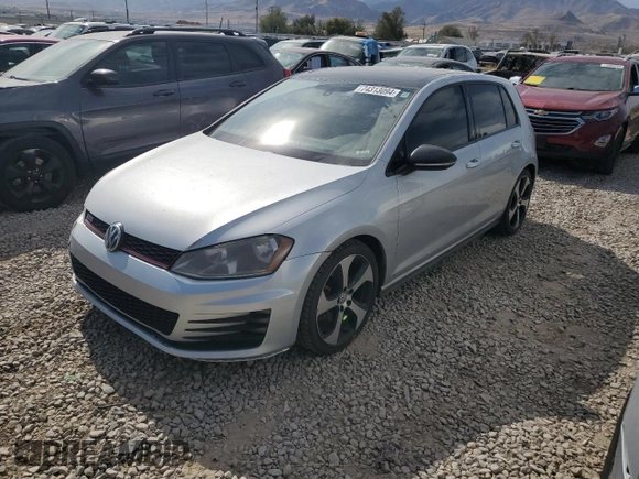 2015 Volkswagen GTI SE with VIN 3VW4T7AU6FM007265, listed as a Copart auction lot 74313094 with 141,628 mi miles and Salvage Title. Bid and sale history available at DreamBid. Image 1.