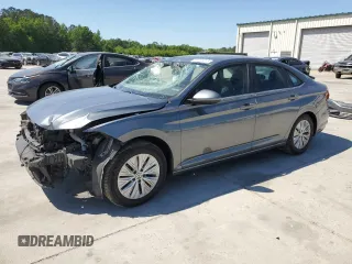 2019 Volkswagen Jetta S с VIN 3VWC57BU6KM123581, выставлен на аукционе Copart как лот 53072215 с пробегом 76 834 миль миль и Списание • Salvage title. История ставок и продаж доступна на DreamBid. Изображение 1.