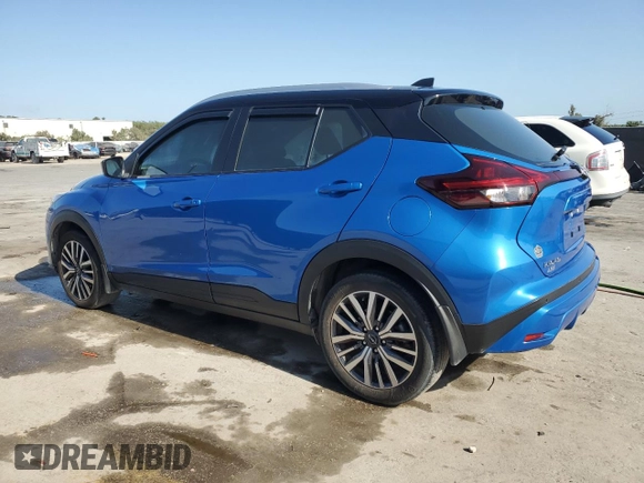 2023 Nissan Kicks SV with VIN 3N1CP5CV4PL508727, listed as a Copart auction lot 54176375 with 22,333 mi miles and Salvage Title. Bid and sale history available at DreamBid. Image 2.