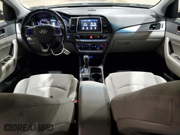 2018 Hyundai Sonata SEL with VIN 5NPE34AF7JH653663, listed as a Copart auction lot 50638425 with 84,538 mi miles and Salvage Title. Bid and sale history available at DreamBid. Image 8.