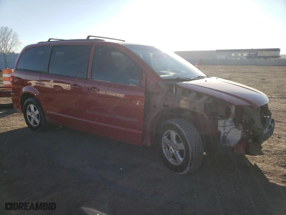 2012 Dodge Grand Caravan SXT with VIN 2C4RDGCG3CR398649, listed as a Copart auction lot 47058645 with 199,955 mi miles and Salvage Title. Bid and sale history available at carsss.com. Image 4.
