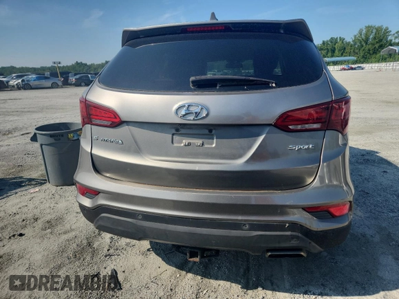 2017 Hyundai Santa Fe 2.4L with VIN 5XYZT3LB4HG432884, listed as a Copart auction lot 62573705 with 152,234 mi miles and Clean title. Bid and sale history available at DreamBid. Image 6.