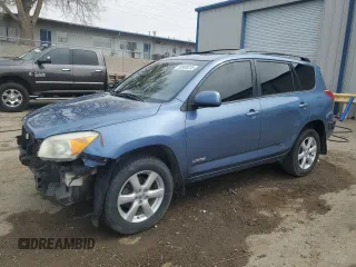 2007 Toyota RAV4 Ltd with VIN JTMBK34V875020200, listed as a Copart auction lot 50008235 with 294,600 mi miles and Salvage Title. Bid and sale history available at carsss.com. Image 1.