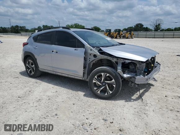 2024 Subaru Crosstrek Premium with VIN JF2GUADC7R8252759, listed as a Copart auction lot 54217925 with 28,113 mi miles and Salvage title. Bid and sale history available at DreamBid. Image 4.